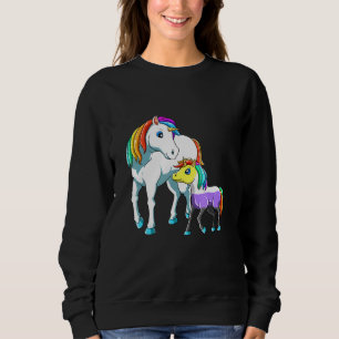 Icke-binär Unicorn-Mamma T Shirt