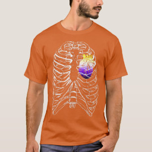 Icke- binärt anatomiskt hjärtavfall NB Enby Pride  T Shirt