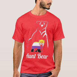 Icke-binärt Bear Enby-Pride för LGBT-björn i Moste T Shirt