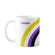 Icke-binärt Flagga för icke-binärt regnbåge, icke-