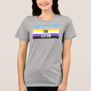 Icke-binärt ifrågasättande av den vetenskapliga st t shirt