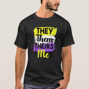 Icke-binärt Pride... de icke-binära genderqu T Shirt