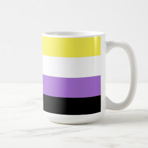 Icke-binärt Pride Kaffemugg