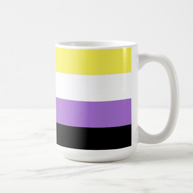 Icke-binärt Pride Kaffemugg (Höger)