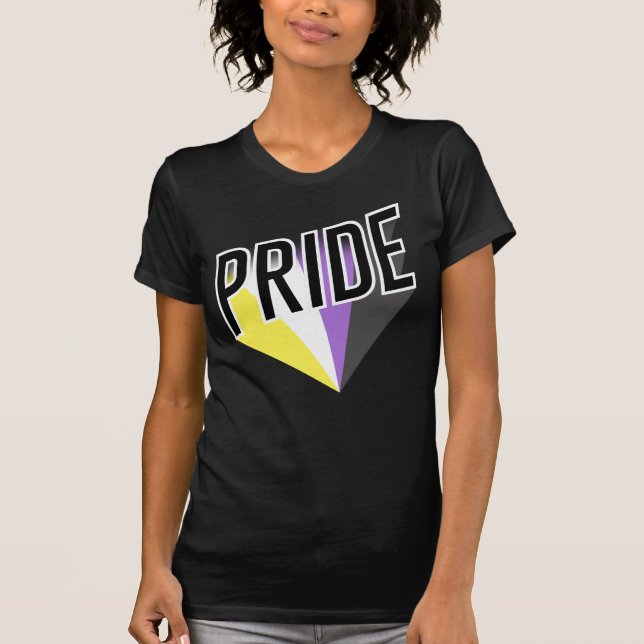 Icke-binärt Pride T-Shirt (Framsida)