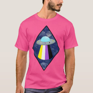 Icke-binärt Pride Ufo Classic T Shirt
