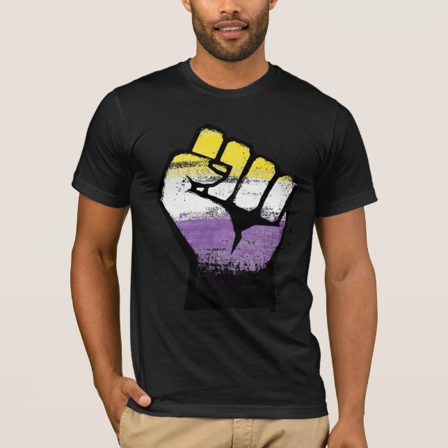 Icke-binärt resistenstest t shirt (Framsida)