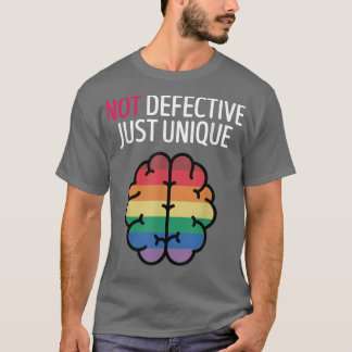 Icke defekt, unik ADHD-autism för neurodiversitet T Shirt