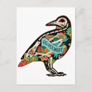 Icke desto fler vykort för Sugar Skull Raven