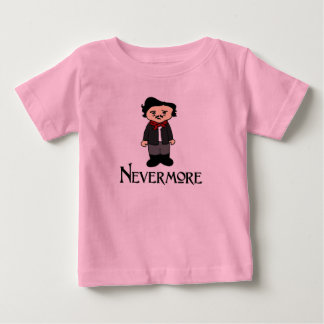 Icke desto mer Edgar Allan Poe Raven baby-skjortan Tee