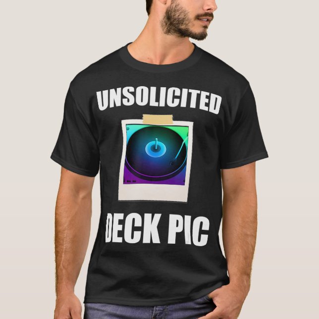 Icke efterfrågad Deck Pic HouseDance Music DJ Deck T Shirt (Framsida)
