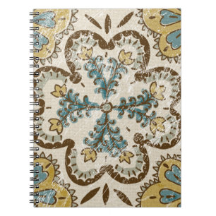 Icke-emballerat batikkvadrat II Anteckningsbok