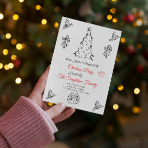 Icke-fotovismiska julklappar inbjudningar