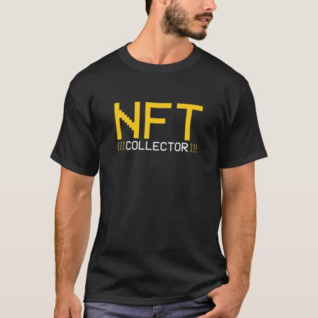 Icke-fungibel tokenkryptering av NFT-insamlare T Shirt (Framsida)