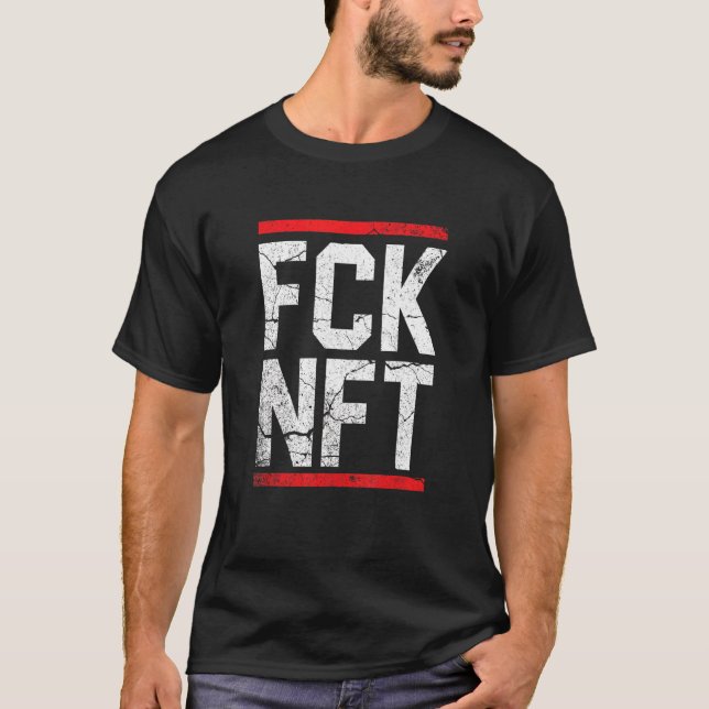 Icke-fungibla kryptokryptohytter för tokenkedja t shirt (Framsida)