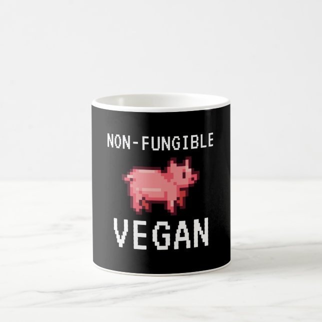 Icke-fungibla Vegan Plant-Based NFTs Kaffemugg (Center)