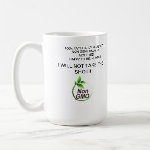 Icke genetiskt modifierade organismer, friska och  kaffemugg