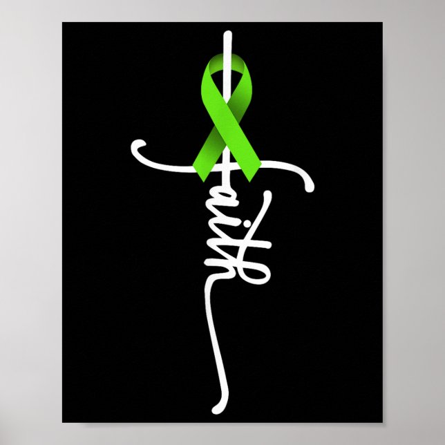 Icke- hodgkin Lymphoma Cancer Faith Cancer Poster (Framsidan)