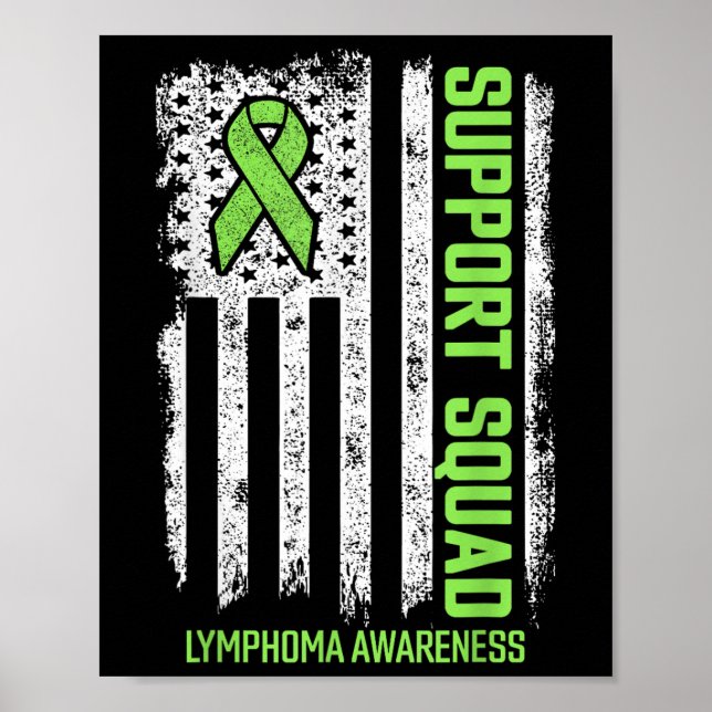 Icke-hodgkin Lymphoma Support Squad Lymphoma Cance Poster (Framsidan)