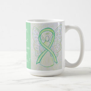 Icke-hodgkins Lymphoma Awareness Ribbon Angel Mugg