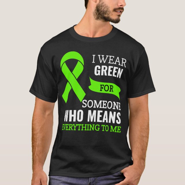 Icke-hodgkins Lymphoma Awareness Ribbon I Bära Gre T Shirt (Framsida)