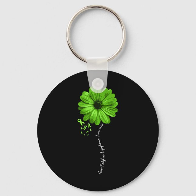 Icke-hodgkins lymphoma Awareness Warrior Söt Nyckelring (Framsida)