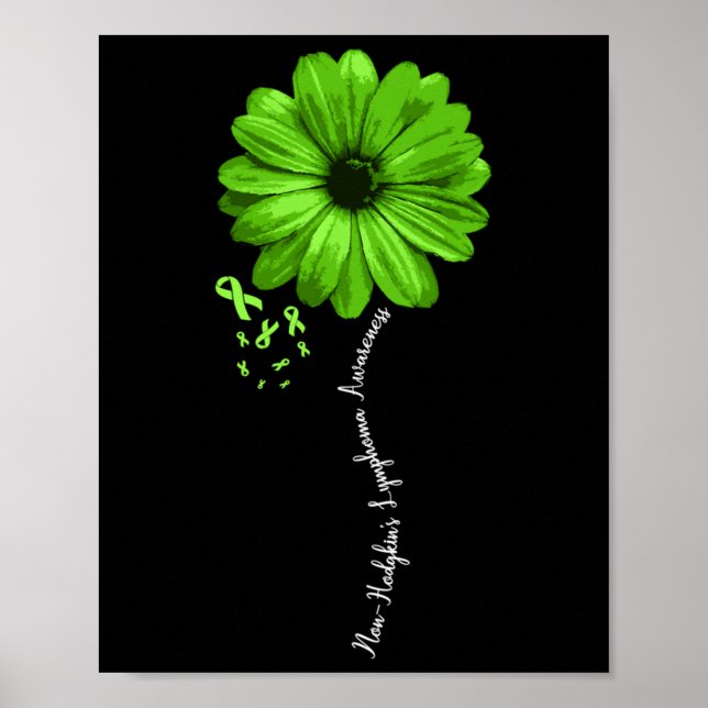 Icke-hodgkins lymphoma Awareness Warrior Söt Poster (Framsidan)