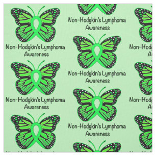 Icke-Hodgkins lymphoma Butterfly från Hope Tyg