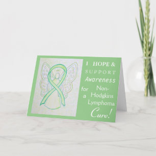 Icke-hodgkins lymphoma lime-gratulationskort helgkort