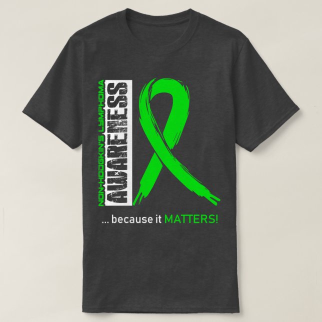 Icke-hodgkins lymphoma-medvetenhet eftersom det ha t shirt (Design framsida)
