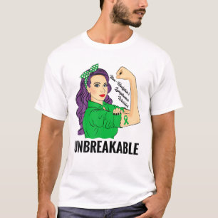 Icke-Hodgkins lymphoma Warrior Obrytable Awarene T Shirt