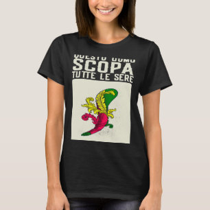 Icke-inget "Grandpa Scopa Italipa Card Game Scopa T Shirt