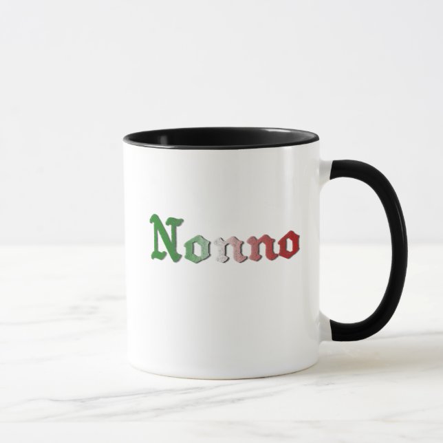 Icke italiensk farfar kaffemugg (Höger)