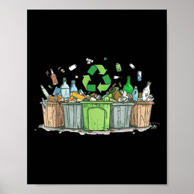 Icke nedskräpning Nej Miljö Miljöskydd Poster (Framsidan)