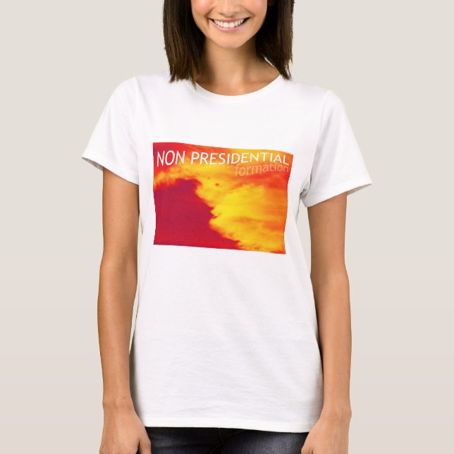 icke-presidentbildning t shirt (Framsida)