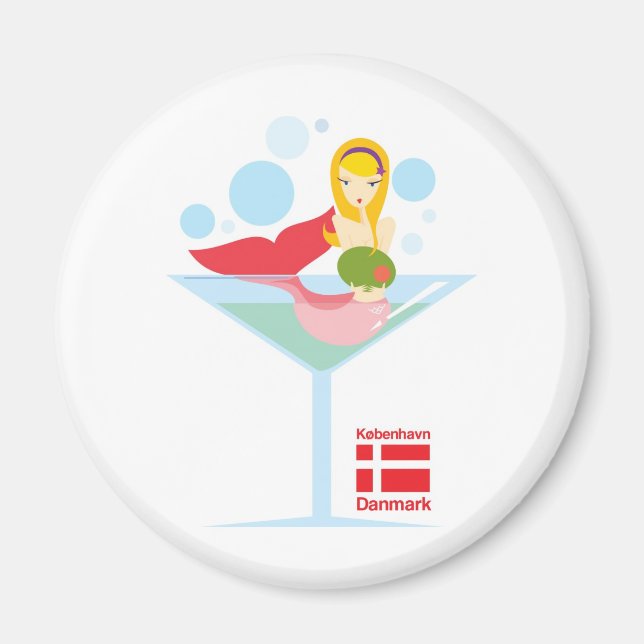 icke-så liten Sjöjungfru Magnet (Framsidan)