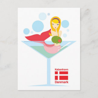 icke-så liten Sjöjungfru Vykort