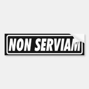 Icke serviam dekal