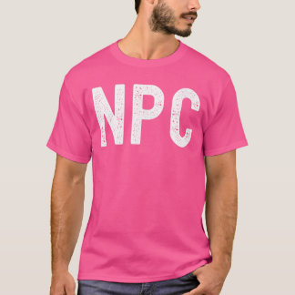 Icke spelar-karaktär Rolig NPC Spelande Rolig NP T Shirt