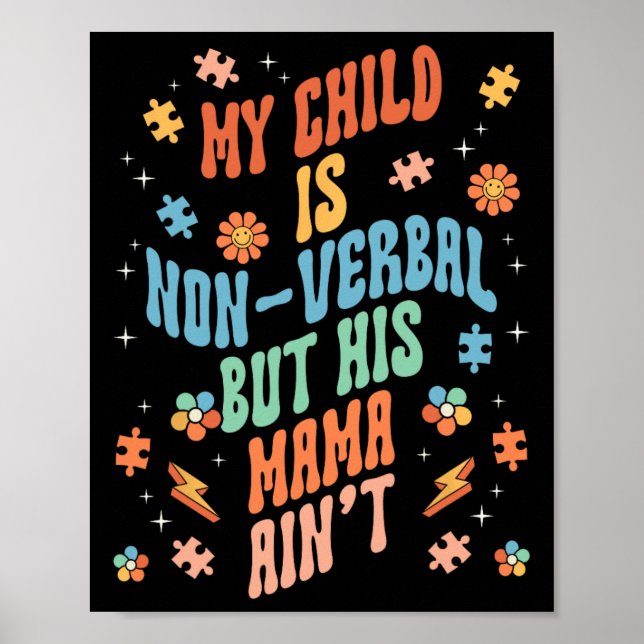 Icke-språkfull Tal Poster (Framsidan)