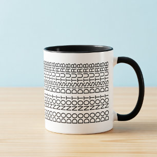 Icke Störa Dold Meddelande Introvert Kaffe Mugg
