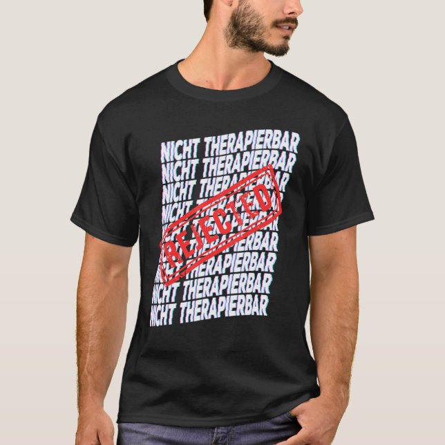 Icke terapeutisk t shirt (Framsida)