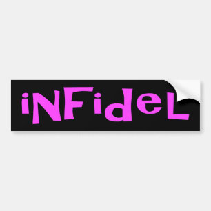 icke-troende bildekal