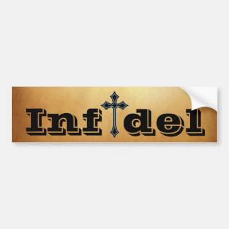 Icke-troende Bildekal