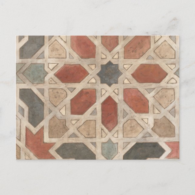 Icke-utsmyckad Marrakesh-design II Vykort (Framsida)