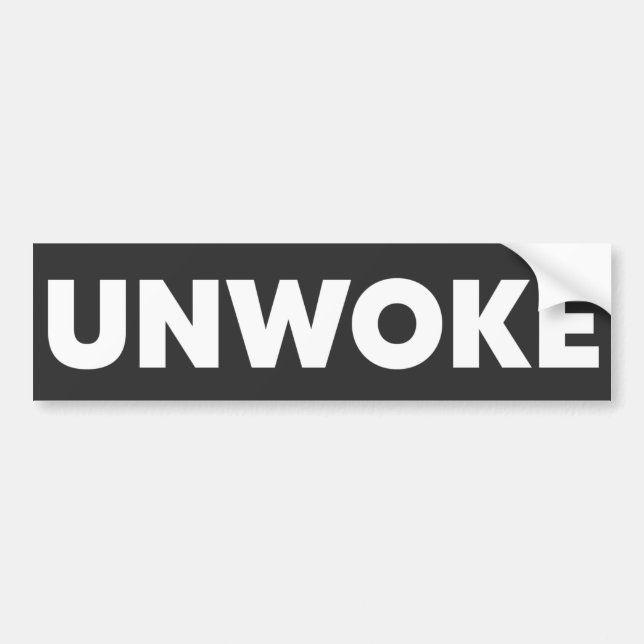 Icke-vaken | Inte vaken Bildekal (Framsidan)