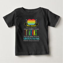 Icke-verbal Autism Awareness Kärlek T-SHIRT