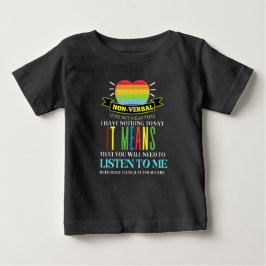Icke-verbal Autism Awareness Kärlek T-SHIRT