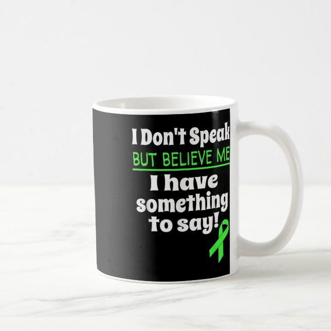 Icke-verbal medvetenhet Cerebral Palsy Brain Damag Kaffemugg (Höger)