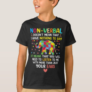 Icke-verbyl Elak inte att jag inte har något att s T Shirt